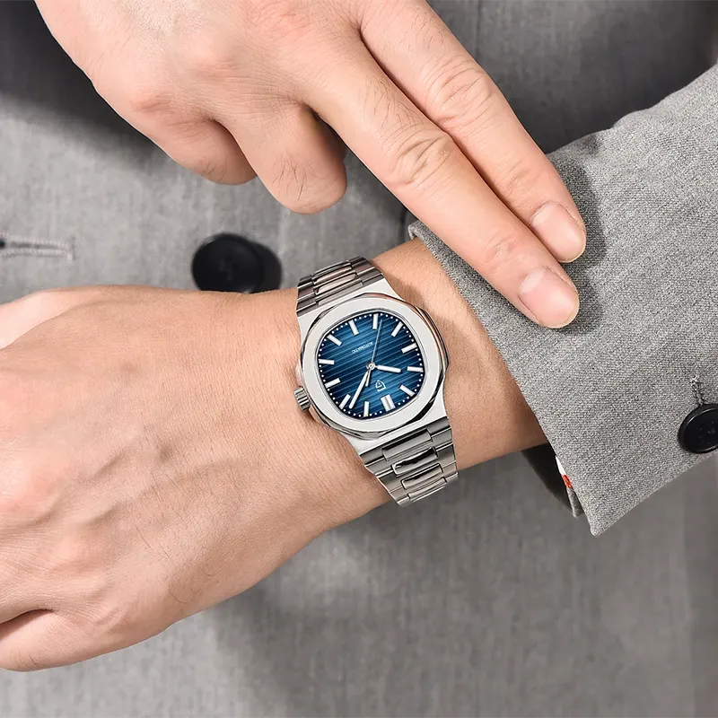 Pagani Design PD-1728 Nautilus Blue Dial Men's Watch